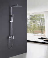 Душевая стойка ABBER Daheim AF8216L с изливом, хром - Gidratop.ru изображение