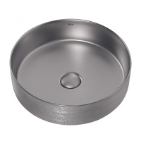 Раковина накладная ABBER Bequem AC2109BSM серебро матовое - Gidratop.ru изображение