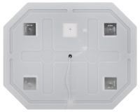 Зеркало с встроенным светильником и сенсорным выключателем SPC-OTT-800-800-LED-TCH, 12W, 220-240V, 800x30x800 - Gidratop.ru изображение