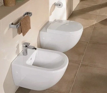 Комплект подвесного биде с унитазом Villeroy&Boch 7400 00R1/56601001