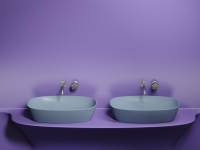 Умывальник чаша накладная овальная (цвет Серо-x - Gidratop.ru изображение