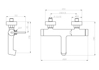 ACQUA Смеситель для ванны и душа, хром ACQUA-VASM-CRM - Gidratop.ru изображение