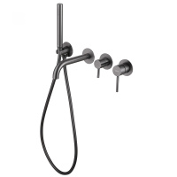 Смеситель ABBER Wasser Kreis AF8130NG для ванны скрытого монтажа, никель - Gidratop.ru изображение