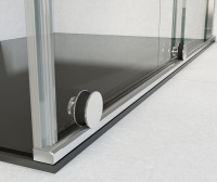 Душевой уголок Arno VSR-1A9013CL, 1300*900, хром, стекло прозрачное - Gidratop.ru изображение