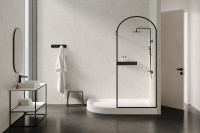 Душевой поддон ABBER AD3E120 R 120х90 асимметричный, акриловый, белый - Gidratop.ru изображение