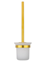 Туалетный ершик в комплекте WONZON & WOGHAND POLO, Темное золото (WW-8919-DG) - Gidratop.ru изображение