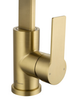 Смеситель для кухни WONZON & WOGHAND, Брашированное золото (WW-AE4550-BG) - Gidratop.ru изображение