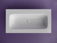 Раковина накладная мебельная CERAMICANOVA Grace прямоугольная 910x457x137 без отверстия под смеситель цвет белый CN7019Wx - Gidratop.ru изображение