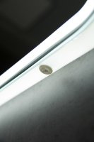 Зеркало с встроенным светильником и кнопочным выключателем SPC-CEZ-800-700-LED-BTN, 12W, 220-240V, 800x30x700 - Gidratop.ru изображение