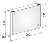 Зеркальный шкаф Keuco Royal Metropol 14002 171201 - Gidratop.ru изображение