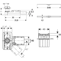 Дренажный канал для душа Geberit CleanLine 20 152.450.00.1 (154.152.00.1+154.450.00.1), хром/черная крышка - Gidratop.ru изображение