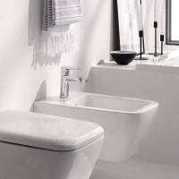 Биде Geberit iCon 231910000 Square подвесное, цвет белый - Gidratop.ru изображение
