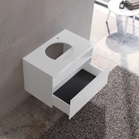 Тумба под раковину Keuco Stageline 32865300000, 80 см, 1 ящик, цвет белый - Gidratop.ru изображение