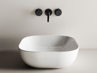 Умывальник чаша накладная квадратная Element 425x425x145мм - Gidratop.ru изображение