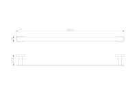 Вешалка для полотенец WONZON & WOGHAND FIRST, Хром (WW-8412) - Gidratop.ru изображение