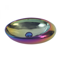 Раковина накладная ABBER Bequem AC2107Regen хамелеон - Gidratop.ru изображение