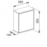 Дозатор бумажных полотенец Keuco Collection Moll 12785 010200 зеркальная дверь, петли справа, алюминий серебристый анодированный/белый - Gidratop.ru изображение