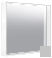 Зеркало Keuco Plan 80 см с подсветкой, инокс матовый, 33097292500 - Gidratop.ru изображение