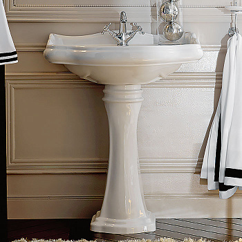 Раковина 69х52 см, 1 отв., цвет: белый