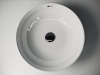 Умывальник чаша ELEMENT накладная круглая 415x415x135мм - Gidratop.ru изображение