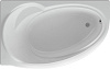 Акриловая ванна Aquatek Бетта 160х97 BET160-0000046 (левая, вклеенный каркас, без гидромассажа, с фронтальным экраном) - Gidratop.ru изображение