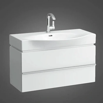 Тумба под раковину Laufen Palace New 4.0125.2.075.475.1, белый глянец, 2 выдвижных ящика