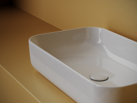 Умывальник чаша накладная прямоугольная Element 605x375x145мм - Gidratop.ru изображение