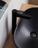 Раковина накладная керамическая, чёрная матовая, BB1404-H301, 605x370x150 - Gidratop.ru изображение