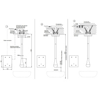GESSI GOCCIA смеситель для раковины потолочный,электронный, с кран-фильтром для регулировки температуры и напора воды, внешняя часть, цвет Black XL - Gidratop.ru изображение