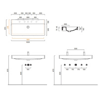 Catalano Green Раковина 100*47, цвет белый глянцевый - Gidratop.ru изображение