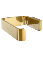 Держатель для туалетной бумаги без крышки WONZON & WOGHAND LOTTE, Брашированное золото (WW-8316-BG) - Gidratop.ru изображение