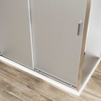 Душевой уголок City VSR-5CT9012MT, 1200*900, хром, стекло текстурное - Gidratop.ru изображение