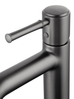 Смеситель для раковины WONZON & WOGHAND TOR, Темный графит (WW-88018073-BGM) - Gidratop.ru изображение