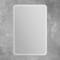 Зеркало со встроенной LED подсветкой и сенсорным выключателем Touch system, реверсивное 45028, 60x90 - Gidratop.ru изображение