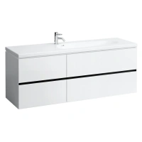 Тумба под раковину Laufen Palomba 160 см, подвесная, цвет белый матовый, 4.0740.4.180.220.1 - Gidratop.ru изображение