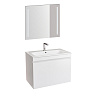 Комплект мебели для ванной Geberit Renova 529.916.01.8 подвесной белый глянец 80 см - Gidratop.ru изображение