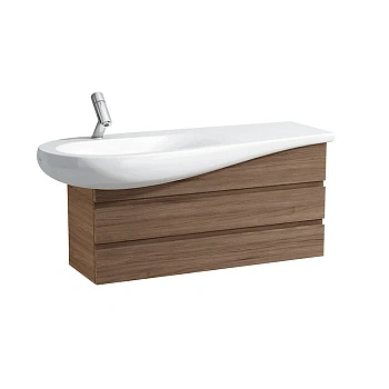 Тумба c раковиной Laufen Alessi One 99 х 32 х 48 5 см, крыло справа, орех