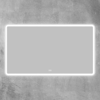 Зеркало с встроенным светильником, сенсорным выключателем и подогревом SPC-MAR-1400-800-LED-TCH-WARM, 12W, 220-240V, 1400x30x800 - Gidratop.ru изображение