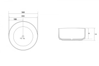 Раковина накладная ABBER Bequem AC2108Regen хамелеон - Gidratop.ru изображение