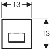 Клавиша Geberit Sigma Type 50 116.016.SE.5, стекло зеленое - Gidratop.ru изображение