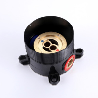 Смеситель ABBER Daheim AF8241W напольный для раковины, белый матовый - Gidratop.ru изображение