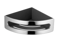 Угловая корзинка для губки Keuco Elegance New 11657 010001, хром/антрацит - Gidratop.ru изображение