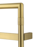 Полотенцесушитель электрический WONZON & WOGHAND KÖLN, Брашированное золото (WW-A6014-BG) - Gidratop.ru изображение