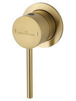 Смеситель для раковины встраиваемый WONZON & WOGHAND STICK, Брашированное золото (WW-88869017-BG) - Gidratop.ru изображение