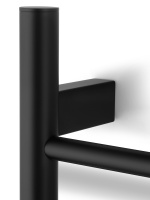 Полотенцесушитель электрический WONZON & WOGHAND BONN, Черный матовый (WW-AL409-MB) - Gidratop.ru изображение