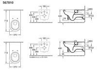 Подвесной унитаз Villeroy&Boch Architectura 5678 10R1 - Gidratop.ru изображение