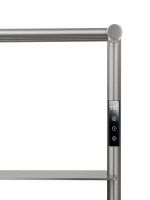 Полотенцесушитель электрический WONZON & WOGHAND DÜSSELDORF, Брашированный никель (WW-A208-BR) - Gidratop.ru изображение