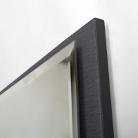 INTERNI Интерьерное зеркало для ванной комнаты с контурной подсветкой, сенсорным выключателем и подогревом CZR-SPC-INT-800-900-LED-TCH-WARM-TIT, 12V, 220-240V, 800x900, Tитан - Gidratop.ru изображение