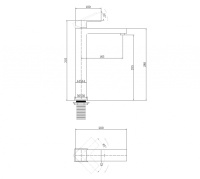 Смеситель ABBER Daheim AF8211B для раковины, черный матовый - Gidratop.ru изображение