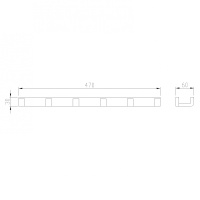 Вешалка на 6 крючков ABBER Westen AA1752 хром - Gidratop.ru изображение